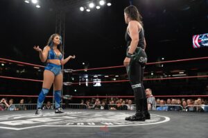 Skye Dolecki Instagram - All In 
I remember driving past the first All In on my way to training, this year I went to London with AEW and watched all my coworkers make history 💙 I love what I do and the people I get to share this amazing life with