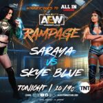 Skye Dolecki Instagram - Tonight on Rampage let’s book my ticket to Wembley 💙 #aew #aewrampage #skyeblue #womenswrestling #rampage #wrestling