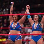Skye Dolecki Instagram - **WARNING THIS IS GOING TO BE SAPPY AF** If you would have told 17 year old trainee Skye that at the age of 23 she would pin Ruby Soho on the debut of AEW Collision in a SOLD OUT United Center, in my hometown of Chicago, AND my ass (quite literally) broke the internet….. I would have never believed you. I still can’t wrap my head around all the feelings and emotions that went through me from the moments leading up to walking out onto that stage to me just typing this caption. I am so grateful for the opportunity to show the world who Skye Blue really is, and I can’t wait to keep making you all proud. I love pro wrestling so effin much, it’s my life, it’s all I know, and I can’t wait to wrestle til I’m 85 years old still trying to bump and wrestle to put smiles on everyone’s faces. Let’s fucking go 💙