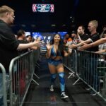 Skye Dolecki Instagram - All In I remember driving past the first All In on my way to training, this year I went to London with AEW and watched all my coworkers make history 💙 I love what I do and the people I get to share this amazing life with