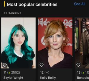 Skyler Wright Instagram - in a total state of shock and gratitude. i’m currently #11 on @imdb. three days ago i was so ecstatic to hit the top 5000, i could have never imagined this. funny story- six years ago, i was sat next to kelly reilly in a restaurant; i hadn’t even moved to LA yet. i remember gushing to my mom about how cool it was to be so close to her- i was a massive fan of her performance in FLIGHT. now i’m sitting next to her in the top 15 on imdb. what a freaking HONOR!! none of this would be possible without the incredible team at @sho_dexter @showtime -  @msiega @sbookstaver @jscottamy4 @lisaslo @bostoncasting #dexternewblood #justiceforchloe