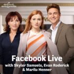 Skyler Samuels Instagram - Join me and my cast mates @therealmarilu and @evanroderick tomorrow 6/7 for a chat about our new movie #aurorateagarden mysteries: something new 🔍 Tune in on Facebook @hallmarkmoviesandmysteries tomorrow 6/7 at 10am PST/1pm EST See you there! 😉