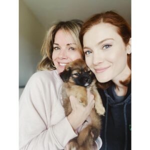 Skyler Samuels Instagram - There’s been a notable void since our sweet family dog of more than 15yrs passed away in December. My mom and I decided to foster through @tobiessmalldogrescue to bring a little puppy love back into our life. Little did we know we would “foster fail” and fall especially in love with this little guy. Not a fail at all, this is a foster WIN. We’ve been lucky enough to spend the last week with this little guy and his two sisters. We are grateful all three dogs have found wonderful homes, including ours. Welcome to the family little man 🐶💙 #foster #fosterdog #adoptdontshop
