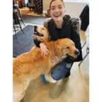 Skyler Samuels Instagram - a moment of paws to start my workday 😂🐶🐶