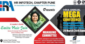 Smita Nair Jain Instagram - An annual event on Organisation Transformation. #HRIA #SmitaNairJain #LittleBitOfSmita