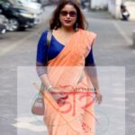 Sneha Paul Instagram – Travel with ur comfy wear ‘Saree’🧡💙
Material- Chiffion Saree with mirror work 
DM for bookings 
Orange sold out… 
Available colour Grey🩶Yellow 💛Green 💚 Pink 🩷
#sareelover #comfyoutfit #ethnicwear #sareefashion #simplicity #betrendy #instasareereels #weddingseason #shadiseason #timetraveler #trendingreels #sareelove❤️ #womensareecollection