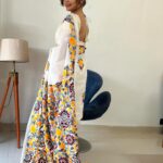 Sneha Paul Instagram - Yellow Customised Embroidery Saree with blouse. Quickly D.M.💛 @dorbysneha