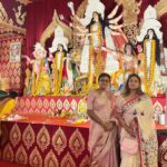 Sneha Paul Instagram - Subho Bijoya 🙏🏻 Happy Dussehra to everyone. #mumbaipuja #durgapuja