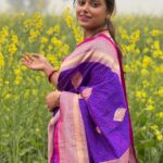 Sneha Paul Instagram - Nostalgia 🌸❤️ Wearing @dorbysneha #vrindavan #sarsokhet #winter #loveislove #nature