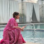 Sneha Paul Instagram - @krishna_valley_wellness_resort is a destination wellness resort in Vrindavan for your relaxation and vacation . Wearing @dorbysneha #vrindavanstay #travel #vrindavandiaries #ethnicwear #festivecollection