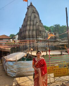 Sneha Paul Instagram - Har har Mahadev 🔱 🙏🏻 #bhimashankar #12jyotirling #darshan #monday