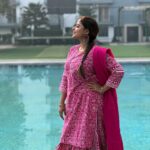 Sneha Paul Instagram - @krishna_valley_wellness_resort is a destination wellness resort in Vrindavan for your relaxation and vacation . Wearing @dorbysneha #vrindavanstay #travel #vrindavandiaries #ethnicwear #festivecollection