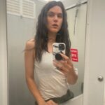 SoKo Instagram – A disheveled lesbian in a porta potty with a wig on.
🎥