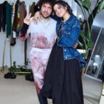 SoKo Instagram – Got to play some of my favorite songs to some of my favorite people last night.. Thank you all for being my special Valentines ❣️ Thank you @matchesfashion for letting me play in front of a live audience for the first time since covid.. Goddess, i’vemissed it ! Thank you @alexandermcqueen for making the best clothes / jewelry and making me feel like a true grunge goth princess. 
Thank you to @chromesparks & @hether for being the best band for a night !
Styled by @jaredengstudios 
Make up @amberdmakeup 
Hair @sheardeath 
#mfxfrieze