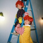 SoKo Instagram - All love forever ♾️ 💛❤️💛❤️💛 Halloween edition against McDonald’s! GO VEGAN All fun captured by our fave @miriam_marlene #govegan #veganmom
