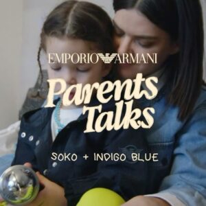 SoKo Instagram - Thanks @emporioarmani for coming into our precious bubble and witnessing what our love looks like. All I try to do as a parent is to understand my child, respect them, empower them and give them the freedom to be whatever they want, and for them to know that they will always be accepted and loved.
The book we read is @slimyoddity and it’s our favorite thing ever..🌈 🦋❣️♾️✨
#adv #emporioarmani #EAjunior
Hair @eduardobravohair
Make up @sweetmayia