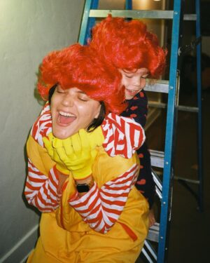 SoKo Instagram - All love forever ♾️
💛❤️💛❤️💛
Halloween edition against McDonald’s! 
GO VEGAN
All fun captured by our fave  @miriam_marlene
#govegan #veganmom