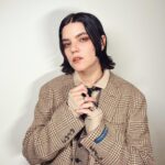 SoKo Instagram - I’m in my MAD MEN period. For @ralphlauren . 📸 make up @karinamilan__ Hair @eduardobravohair