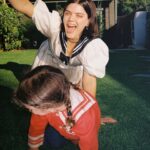 SoKo Instagram - Playful, tender, silly, cuddly, repeat.. @miriam_marlene captured our matching sailor outfits right before we went to see @parcelsmusic at the @hollywoodbowl we had such a fun night and Indigo got to see their favorite band live.. Yes, I’m gonna miss LA so much.. and.. being silly in our garden.. Thank you Mimi for capturing all these precious moment of our mini family.. ❣️😭🙏
