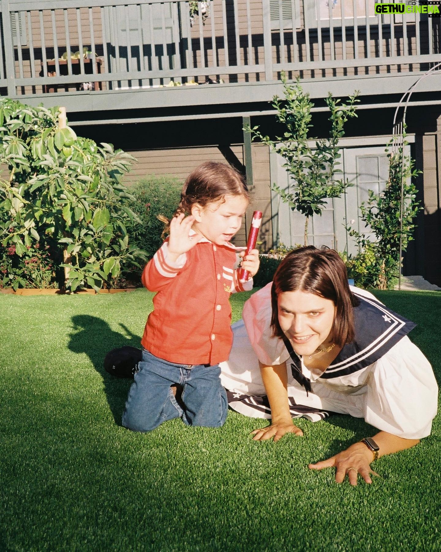 SoKo Instagram - Playful, tender, silly, cuddly, repeat.. @miriam_marlene captured our matching sailor outfits right before we went to see @parcelsmusic at the @hollywoodbowl we had such a fun night and Indigo got to see their favorite band live.. Yes, Iām gonna miss LA so much.. and.. being silly in our garden.. Thank you Mimi for capturing all these precious moment of our mini family.. ā£ļøšš