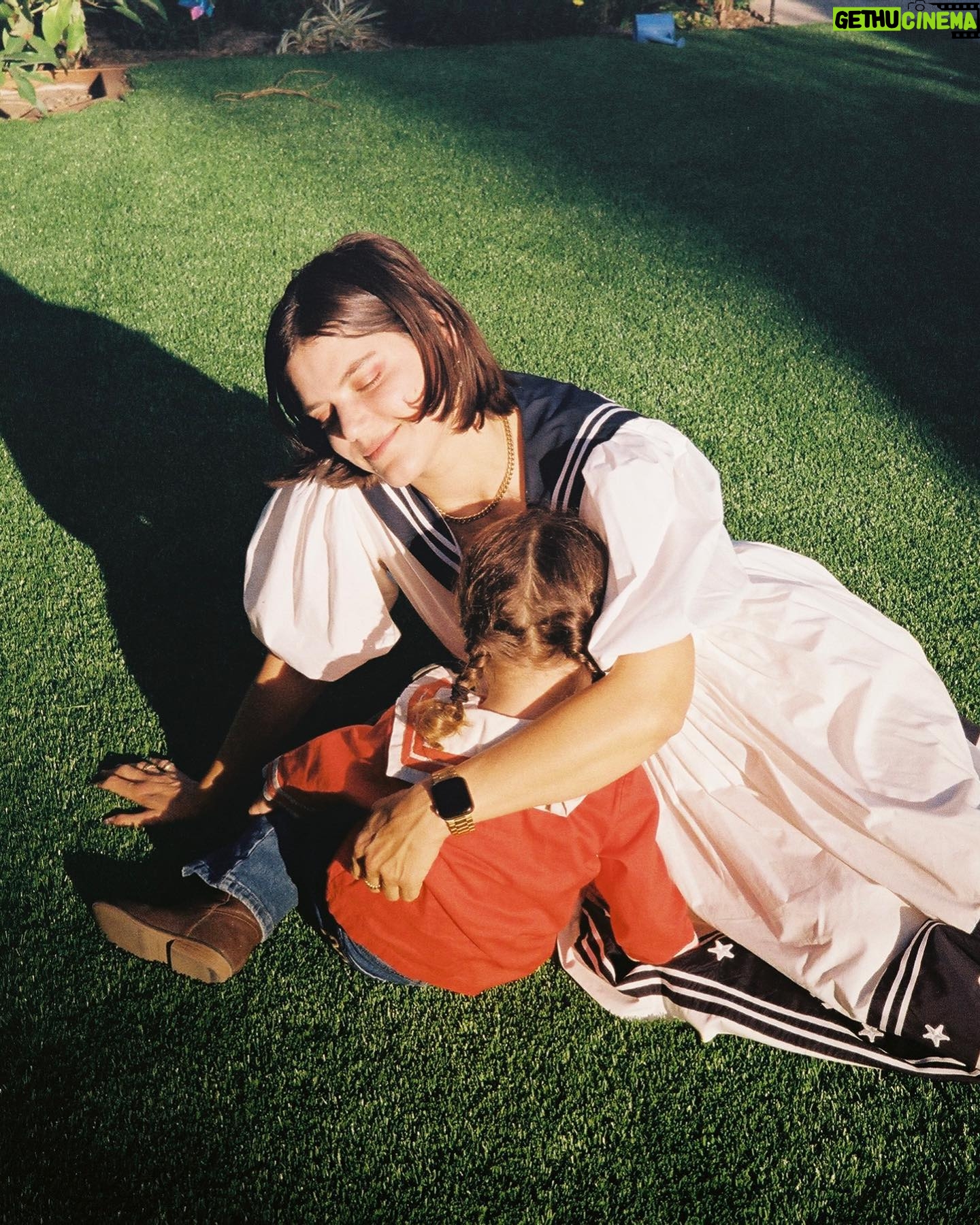 SoKo Instagram - Playful, tender, silly, cuddly, repeat.. @miriam_marlene captured our matching sailor outfits right before we went to see @parcelsmusic at the @hollywoodbowl we had such a fun night and Indigo got to see their favorite band live.. Yes, Iām gonna miss LA so much.. and.. being silly in our garden.. Thank you Mimi for capturing all these precious moment of our mini family.. ā£ļøšš