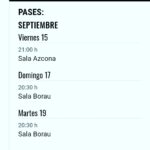 Sofía Gala Castiglione Instagram - Es un inmenso placer anunciarles que "FOBIA" la película que codirigimos con mi adorada @socastiglione se va a estar proyectando en MADRID, ESPAÑA. Del 15 al 19 de septiembre. Nada más ni nada menos que en @cinetecamadrid 🇪🇸🇪🇸 En las fotos está la info con los horarios y las salas correspondientes. Se agradece difusión. Muchas Gracias @vicente.monroy por la invitación.