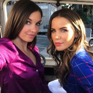 Sofia Mattsson Instagram - Miss hanging on set with this gem 💙💜Especially when we have outdoor scenes and can roam around the parking lot 🤪 #Vroomvroom