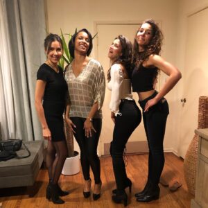 Sofia Pernas Instagram - In a rare sisters-dress up-outing, my mom requested a photo op...we of course obliged: 2nd photo is attempt #86