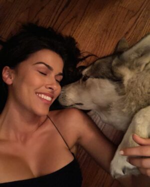 Sofia Pernas Instagram - Having to film so far away from this angel...missin’ her kisses every day 🖤