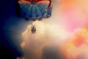 Sofía Reca Instagram - Family parasailing!!! #parasailing #bahamas #sky #nature #adventureisoutthere