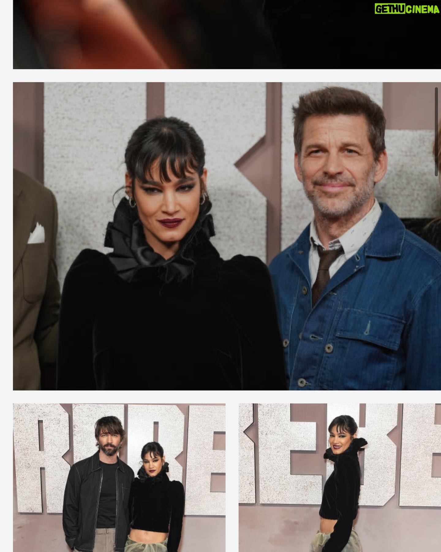 Sofia Boutella Instagram - Celebrating my birthday with this lovely bunch was just the best ♥️ thank you for all the love - thank you Netflix !!!! @netflix @netflixfilm -thank you @alexandermcqueen @sweetbabyjamie @hannahfitzii @georgisandev @cnaselli @rebelmoon @gettyimages