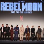 Sofia Boutella Instagram - Love this crew so much ! @rebelmoon @netflix @netflixfilm In London Wearing : @stellamccartney Styling : @sweetbabyjamie Hair : @jamesbrownstyle Make-Up : @sofiatilbury ( @charlottetilbury make up )