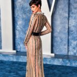 Sofia Boutella Instagram - Vanity Fair Oscars - Celebrating the 95th Oscar Winners @theacademy - @vanityfair - THANK YOU to my incredibly talented friend Daniel Del Core and his team for this stunning couture dress @delcoreofficial @danieldelcore - THANK YOU to my epic glam team and their team @andylecompte @katesynnottmakeup - THANK YOU @drbarbarasturm for prepping my skin - @chloefogel - #VFOscars #VanityFairOscarParty @gettyentertainment