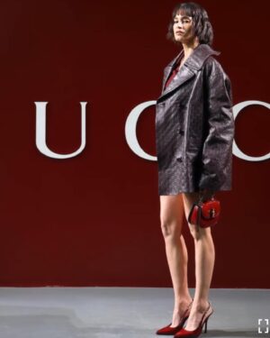 Sofia Boutella Instagram - Thank you @gucci & @sabatods for having me in Milan ♥️💫
Make-Up : @cgonzalezbeauty 
Hair : @miguelmartinperezldn