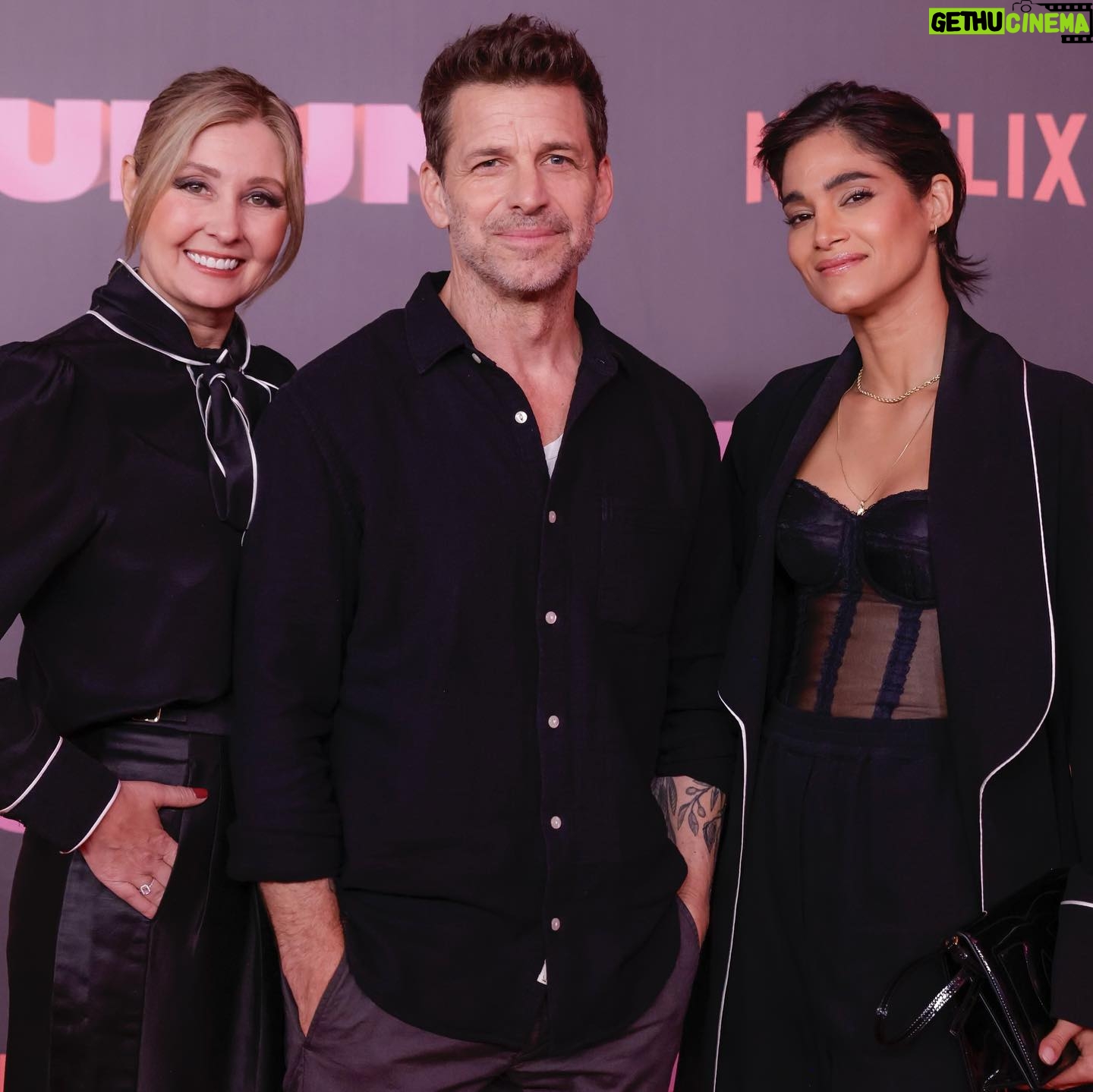 Sofia Boutella Instagram - Obrigada Brazil ! Thank you for having us here to start sharing Rebel Moon with the world ! Thank you Jerry Stafford, Dolce&Gabbana, @dankaceneviva #TUDUM #REBELMOON #ZACHSNYDER #DEBBIESNYDER