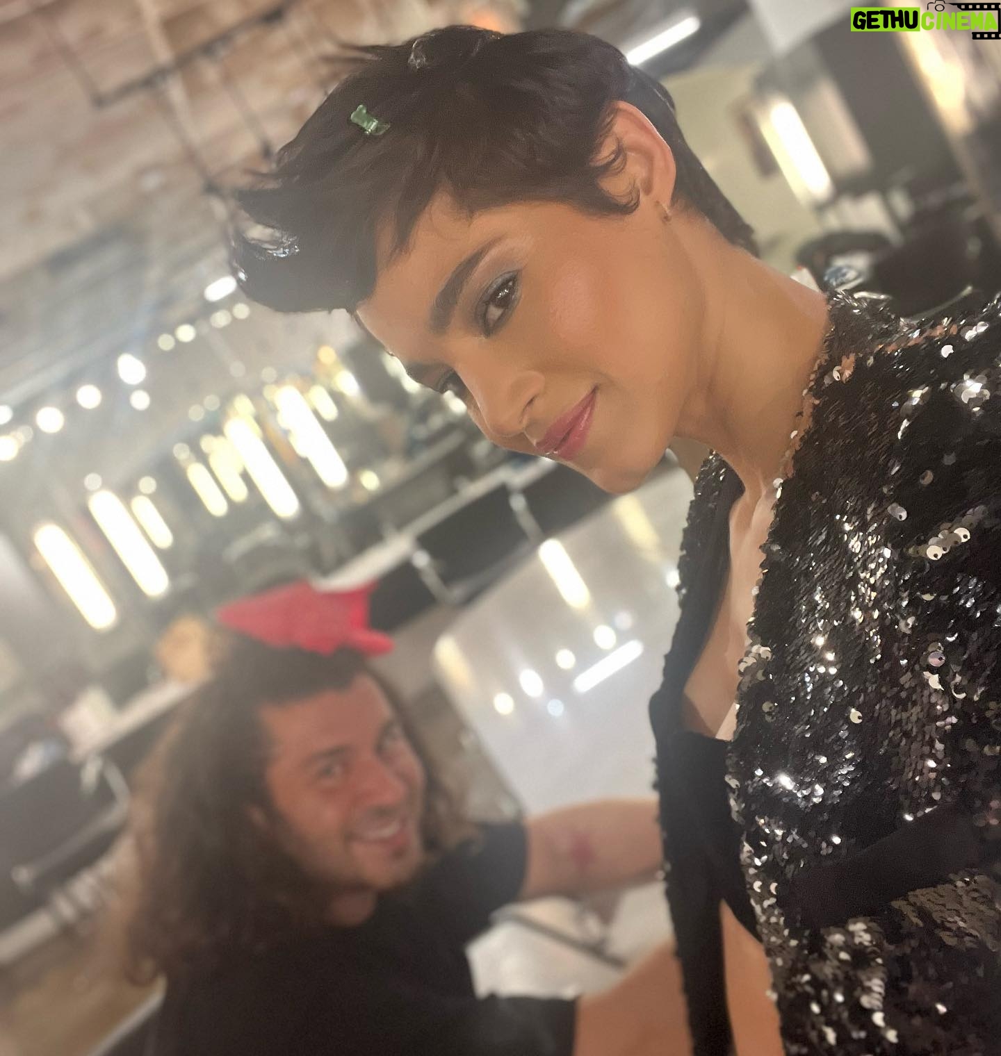 Sofia Boutella Instagram - @andylecomptesalon ❤️ @andylecompte @katesynnottmakeup