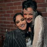Sofia Boutella Instagram - FRIDAY WAS A DREAM ! THANK YOU to Everyone who came last Friday to celebrate me and Nina's ( @ninamcneely ) and danced at Beyond the Baguette Birthday Bash. A massive THANK YOU To “the Houston Brothers” !! Mark and Johnny Houston ( @houston_bros ) for allowing us to shimmy and dance our way thru the night at “POUR VOUS” ( @pourvousla ) ❤️❤️ THANK YOU to my incredible friend, this beautiful human with a heart of gold, DJ RUCKUS ( @djruckusofficial ), for spinning and making us shake our frog legs all night ! ❤️ And Thank you to Stephen ( @stephenmcneelyart ) Nina & I’s brother, the sweetest and the bestest for also DJing and setting the bar oh so high.❤️ THANK YOU to these legends and amazing friends, Peter ( @peter_dundas ) and EV ( @evbousis ), for dressing me in DUNDAS ( @dundasworld )!!!! I still can’t get over the beauty and strength of this look! ❤️❤️ THANK YOU to my incredibly kind and talented friend Nicky Andrea ( @werkhunty ) for the stunning make up - (he did the hair also !!!!) I love you so much Angel !! ❤️ THANK YOU to Jake ( @jakelanzalifts ) and my best friend Erik ( @erikespensen ) for holding the cake for me and Nina to blow our candles and send our wishes ❤️❤️ And last but not least TANK YOU YOLA MEZCAL ( @yolamezcal ) for joining the forces and participating to our celebration and fun - thank you Gina ( @ginacorrell ) you’re the best !!!! 🍹🧡 And THANK YOU Kadur and Phill for managing the evening !!!! 🧡🧡