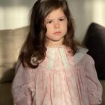 Sofia Nizharadze Instagram – Alice wearing mother’s dress🙈💗