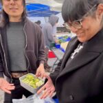 Sohla El-Waylly Instagram - A tale of two baskets. With @sohlae & @danny_bowien Sharing recipes and ideas with friends at the market @unsqgreenmarket #organicfarming #nofany #regenerativefarming #unionsquaregreenmarket #localfood