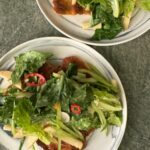 Sohla El-Waylly Instagram - Can’t go wrong with crispy chicken cutlets and crunchy salad! There’s a magic miso dressing and seasoning salt you’ll want to eat like a pixy stick! Recipe in my substack