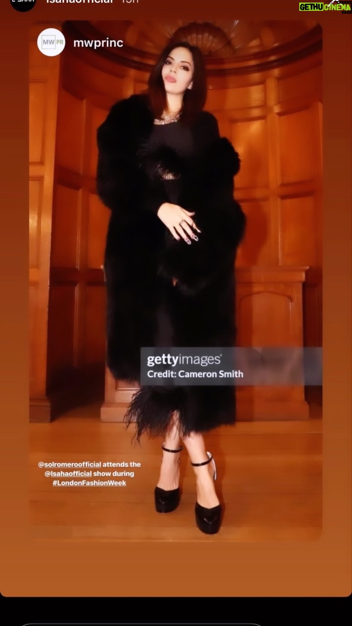 Sol E. Romero Instagram - A bit of fashion week in london