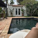 Soledad O'Brien Instagram - Pool time. Don't ask me why only two toes in each foot are painted red. You don't want to know.