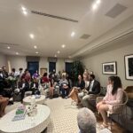 Soledad O'Brien Instagram - What a great night! Brad and I hosted @harlem_lacrosse at our home in Harlem last night. I got to moderate a conversation between @harlem_lacrosse alums @briana.Lorna and @theofficial_cliff. A great organization that invests in young people in New York City 🔥🔥