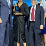 Soledad O'Brien Instagram - Vegas baby! Honored to be honored today with the Library of American Broadcasting Foundation Insight Award! A BIG reason (if I may say so myself) has been the last 9 seasons of @matteroffacttv which my team produces along with @hearstmpg. Thank you for all the love ❤️❤️❤️❤️