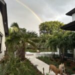 Soledad O'Brien Instagram - Coco and Teddy and a lovely rainbow after 5 hours of a downpour!