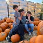 Soleil Moon Frye Instagram - Grateful for my kiddos. Pumpkin patch with the boys. Love this time of year. Sending love & blessings to all of you. 🧡 captured by the awesome @1080phil