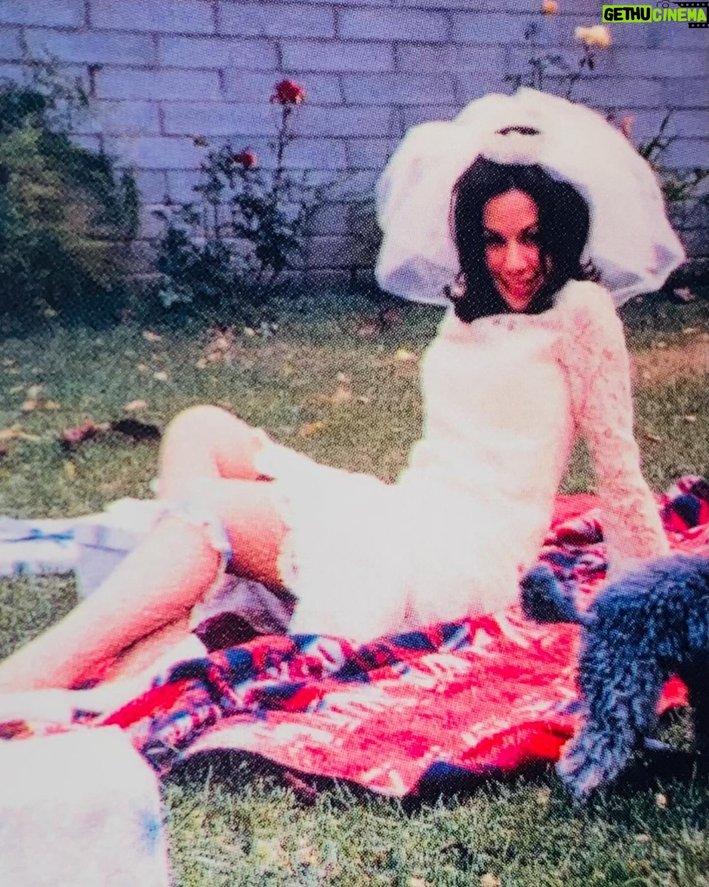 Soleil Moon Frye - 3.2K Likes - Happy happy springtime birthday to my mama moon, goddess, inspiration, and a true love in our lives. I am so grateful for you. Thank you for bringing me into this world and raising me under your beautiful branches. My mama taught me to ride a motorcycle before riding a bike. She was a bad ass then and still is today. Truly a unique mama bear. Love these pics of her on her wedding day to my brother @meeno_the_man papa & here we are now, your kiddos with the beautiful gift that is you, always your babies. So blessed.
I love you mama moon 🌙❤️