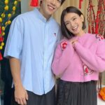 Somaline Ang Instagram - Cheers to a year filled with love, laughter and success 🌸🩷🌸 Gong Xi Fa Cai ❤️ Makeup @shaunleelee