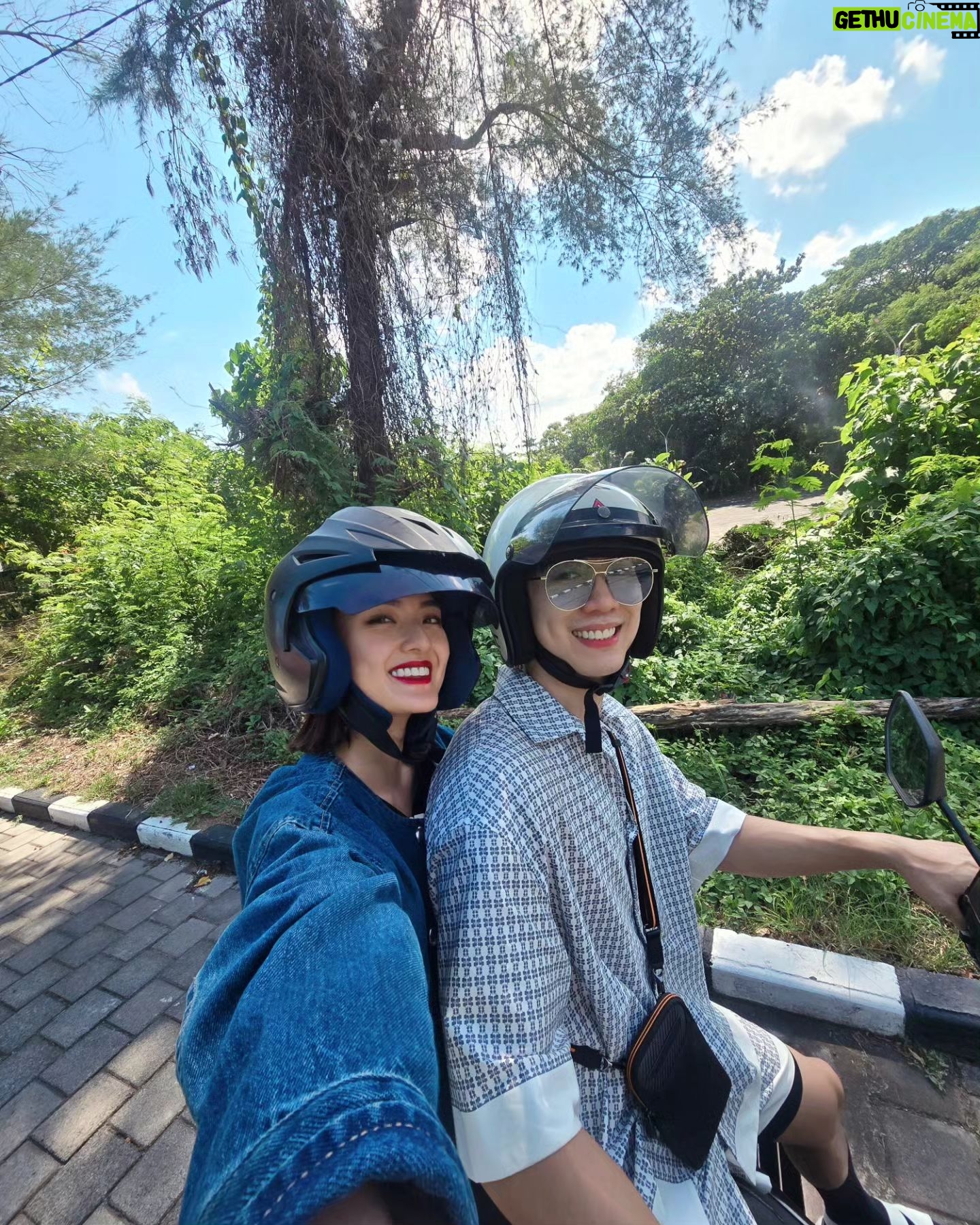 Somaline Ang Instagram - Book our flights 5 days before the trip. Packed our bags the day before and left. Super impromptu mini-moon trip in the midst of his filming, but I'm glad we came.❤️ #nhseestheworld #bali #canggu