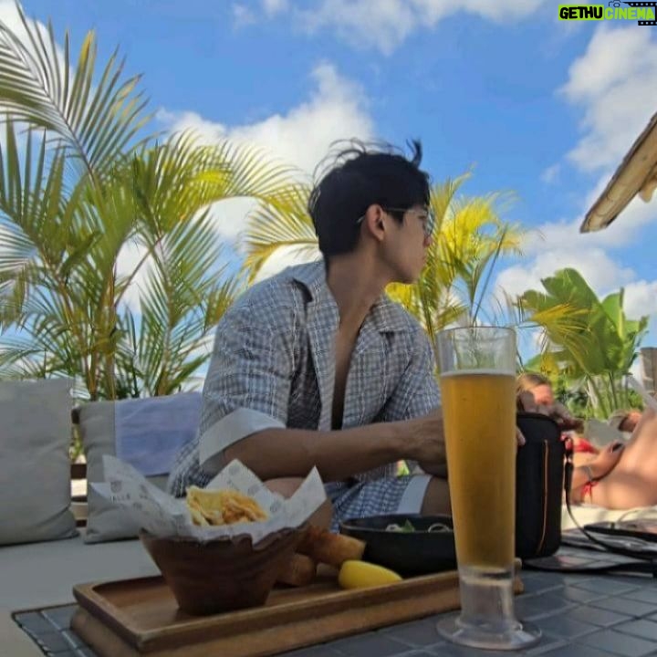 Somaline Ang Instagram - Book our flights 5 days before the trip. Packed our bags the day before and left. Super impromptu mini-moon trip in the midst of his filming, but I'm glad we came.❤️ #nhseestheworld #bali #canggu